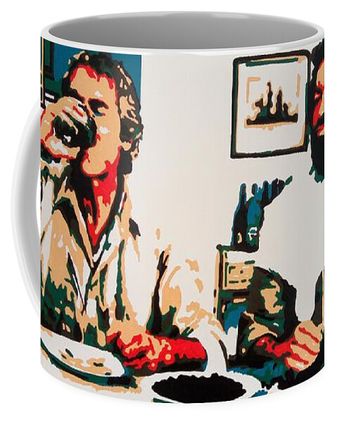 Bud Spencer And Terence Hill Coffee Mug by Artista Fratta - Pixels
