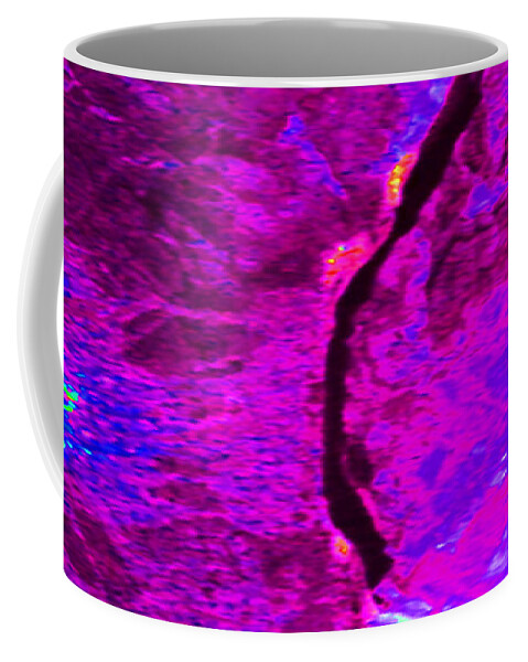 Canyon Coffee Mug featuring the digital art Purple Canyon by Gabby Tary