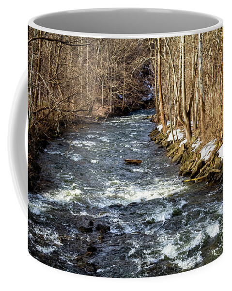 Ice Coffee Mug featuring the photograph Ice Water #2 by William Norton