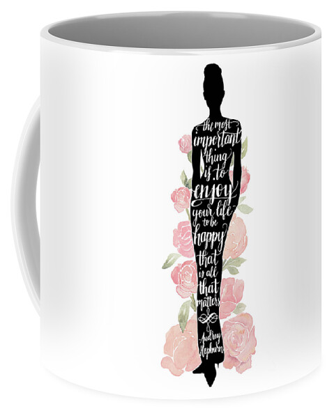 Inspirational Coffee Mug featuring the painting Iconic Woman IIi #2 by Grace Popp