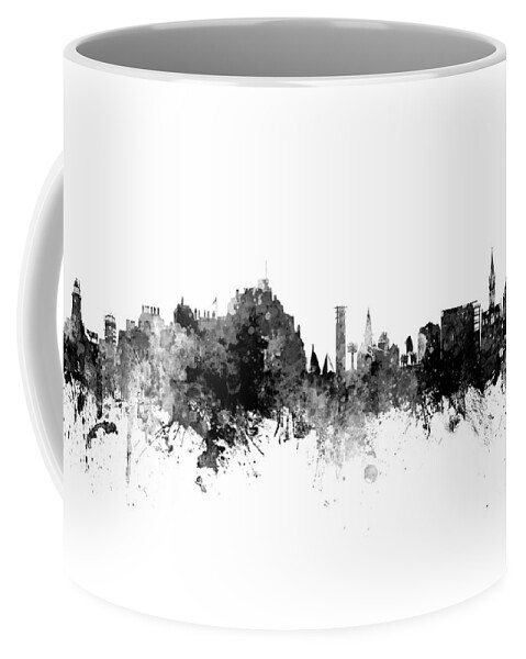 Jersey Coffee Mug featuring the digital art Jersey Channel Islands Skyline #2 by Michael Tompsett
