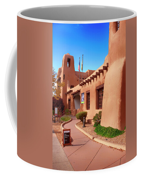 New Mexico Museum Of Art Coffee Mug featuring the photograph New Mexico Museum of Art #2 by Chris Smith