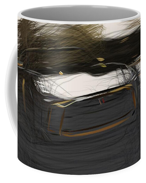 Nissan Coffee Mug featuring the digital art Nissan GT R50 Drawing #3 by CarsToon Concept
