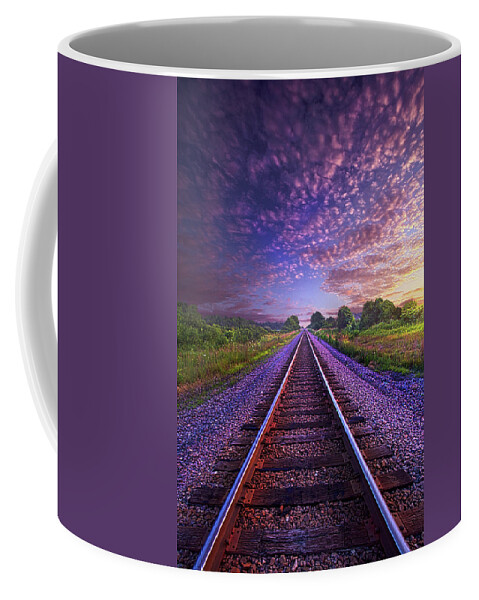 Country Coffee Mug featuring the photograph On A Train Bound For Nowhere #2 by Phil Koch