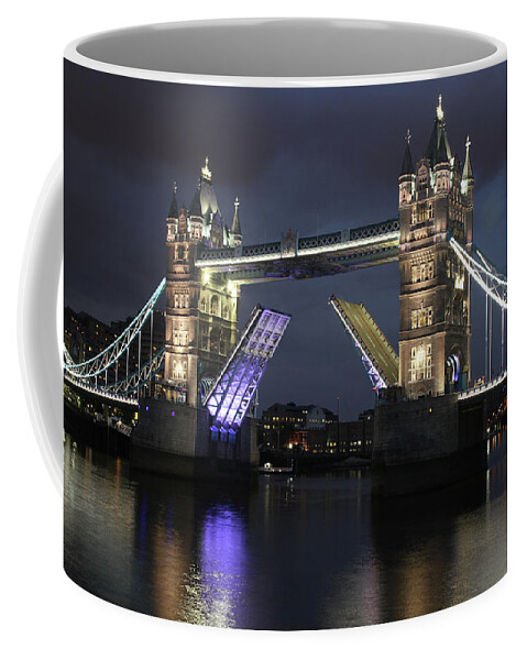 Tower Bridge In London Coffee Mug featuring the photograph Tower Bridge in London #2 by Greg Smith