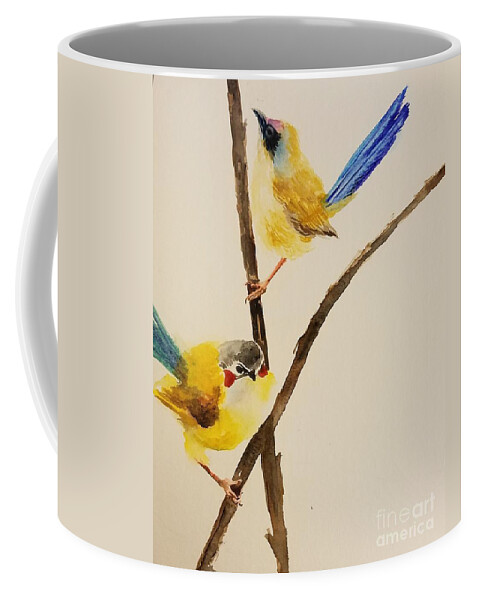 #20 2019 Coffee Mug featuring the painting #20 2019 #20 by Han in Huang wong