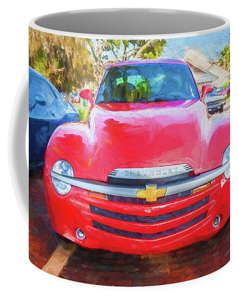 2006 Chevy Ssr Coffee Mug featuring the photograph 2006 SSR Chevrolet Truck 105 by Rich Franco