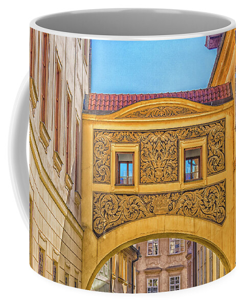 Alley Coffee Mug featuring the photograph Architecture of Prague #21 by Vivida Photo PC
