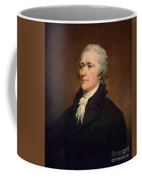 1806 Coffee Mug featuring the painting Alexander Hamilton #8 by John Trumbull