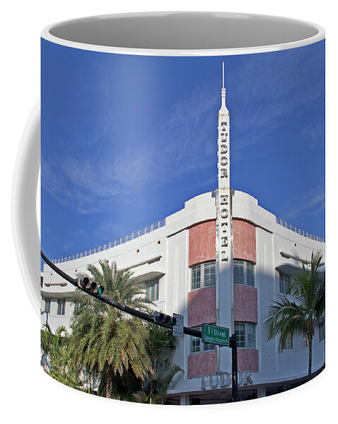 Art Deco Coffee Mug featuring the photograph Art Deco - South Beach - Miami Beach #1 by Richard Krebs