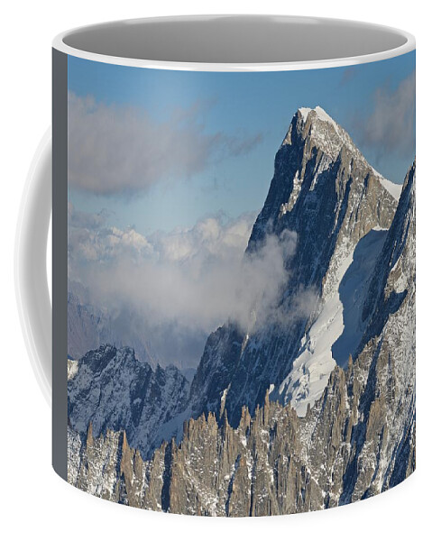 Aiguille Du Midi Coffee Mug featuring the photograph Mont Blanc Du Tacul #3 by Stephen Taylor