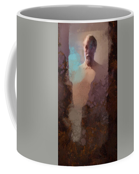 Self Coffee Mug featuring the digital art Artist at 73 by Robert Bissett