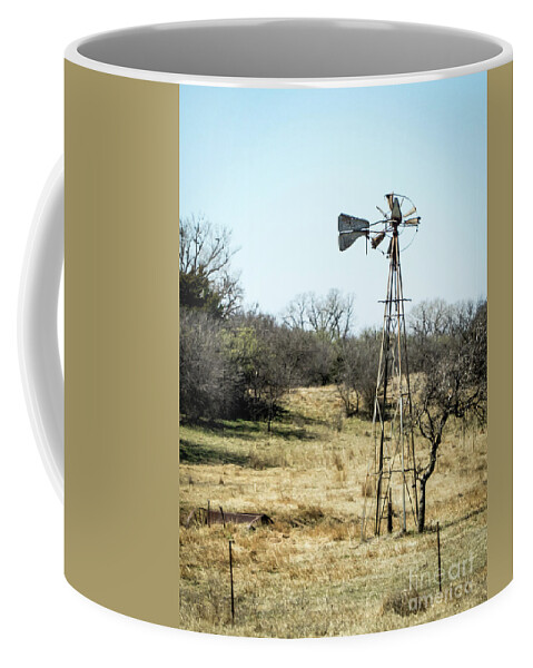 Windmill Coffee Mug featuring the photograph Windmill #3 by Cheryl McClure