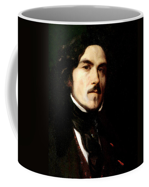 1840 Coffee Mug featuring the photograph Eugène Delacroix, French Artist #4 by Science Source