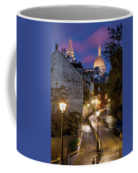 Montmartre Coffee Mug featuring the photograph Montmartre Twilight #2 by Brian Jannsen