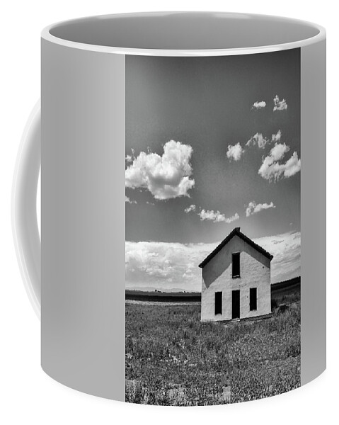 Abandoned Coffee Mug featuring the photograph Old abandoned house in farming area #5 by Kyle Lee