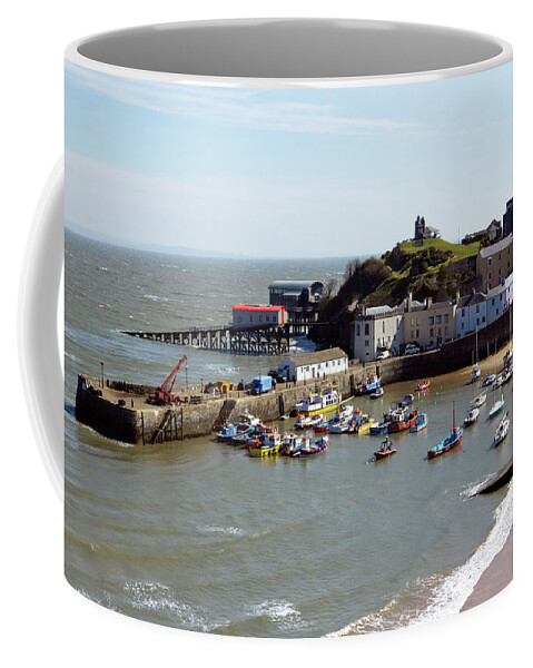 Britain Coffee Mug featuring the photograph Picturesque Wales - Tenby #5 by Seeables Visual Arts