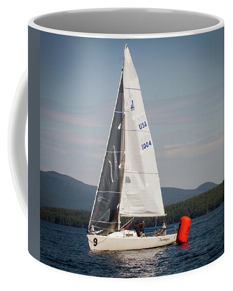 Sailing Coffee Mug featuring the photograph 2019 J80 North American Championships #55 by Benjamin Dahl