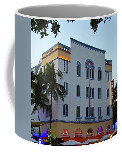 Art Deco Coffee Mug featuring the photograph Art Deco - South Beach - Miami Beach by Richard Krebs