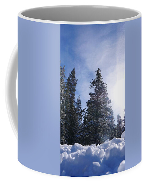 Landscapes Coffee Mug featuring the pyrography Lake Tahoe #6 by Alex King