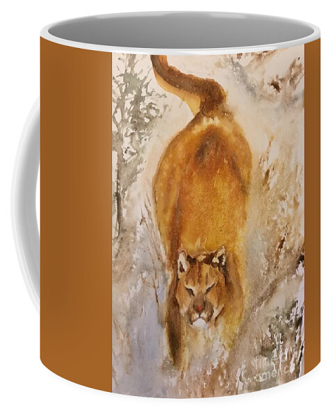 #66 2019 Coffee Mug featuring the painting #66 2019 #66 by Han in Huang wong