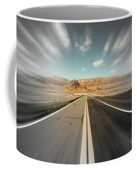Arizona Coffee Mug featuring the photograph Arizona Desert Highway #9 by Raul Rodriguez
