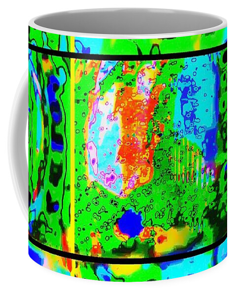 9 Coasters Coffee Mug featuring the digital art 9 Coasters by Scott S Baker
