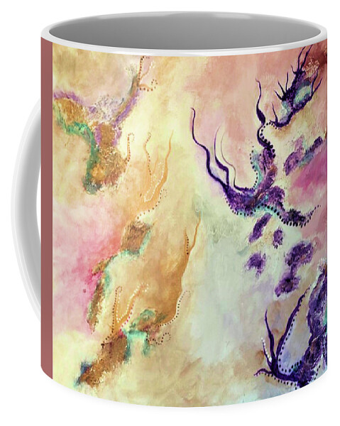 Wall Art Coffee Mug featuring the painting A-812 by Art by Gabriele