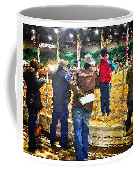 Western Stock Show Coffee Mug featuring the photograph A Day At The Stock Show by Peggy Dietz