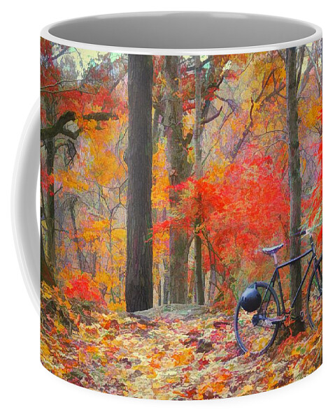  Coffee Mug featuring the photograph A Nice Place to Stop by Jack Wilson