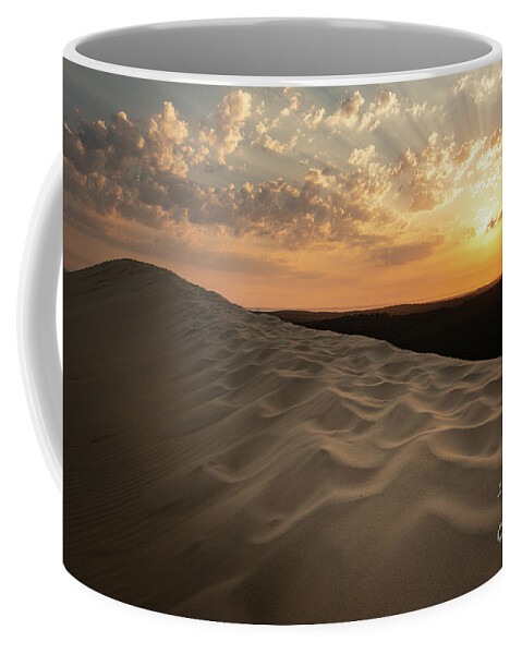 Aeolian Landform Coffee Mug featuring the photograph A Peaceful Moment by Hannes Cmarits