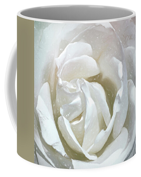  Coffee Mug featuring the digital art A Rose is a Rose by Cindy Greenstein