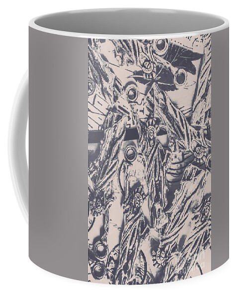 Usa Coffee Mug featuring the photograph A souvenir of statues by Jorgo Photography