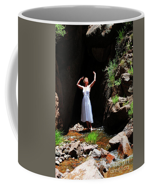 Girl Coffee Mug featuring the photograph A Summer's Day by Robert WK Clark