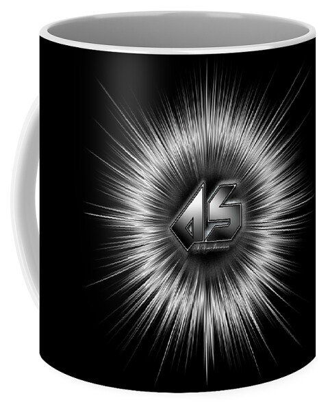 A-synchronous Coffee Mug featuring the digital art A-Synchronous Star Flare by Rolando Burbon