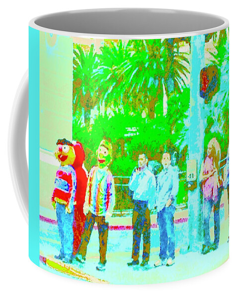 Las Vegas Coffee Mug featuring the photograph A Typical Day in Las Vegas Too by Debra Grace Addison
