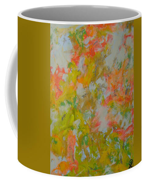 A Whisper In The Trees #1-8124 Coffee Mug featuring the painting A whisper in the trees #1-8124 by Therese Legere