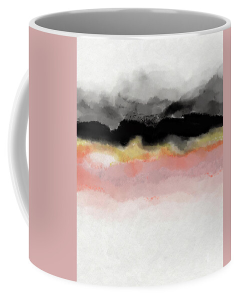 Abstract Coffee Mug featuring the mixed media Abiding 1- Art by Linda Woods by Linda Woods