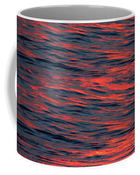 Abstract Coffee Mug featuring the photograph Abstract ocean by Tony Cordoza