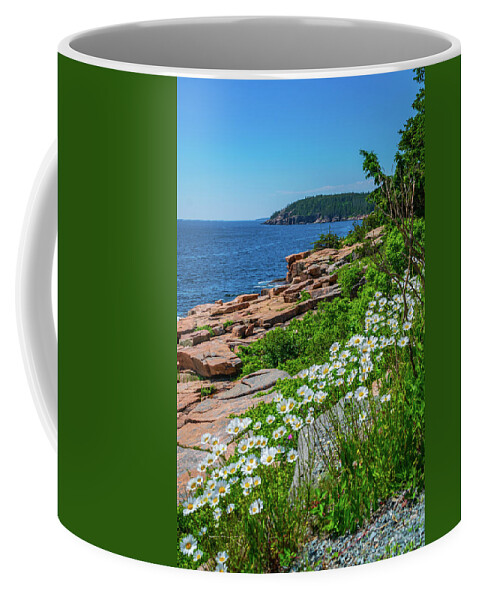 Maine Coffee Mug featuring the photograph Acadian Wildflowers by Aaron Geraud