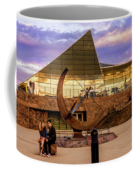  Coffee Mug featuring the photograph Adler Planetarium by Mitchell R Grosky