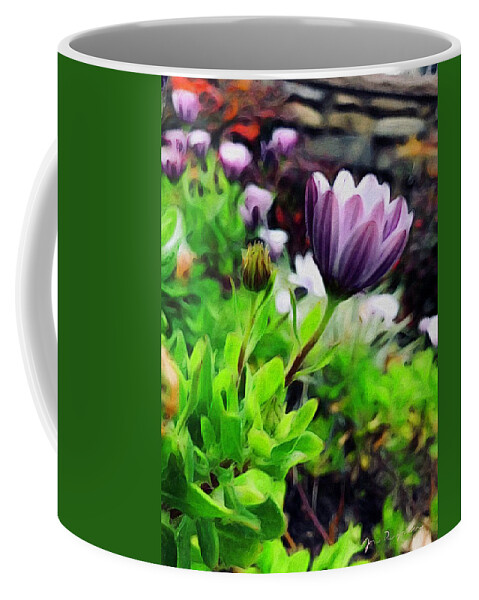 Brushstroke Coffee Mug featuring the photograph African Daisy by Jori Reijonen