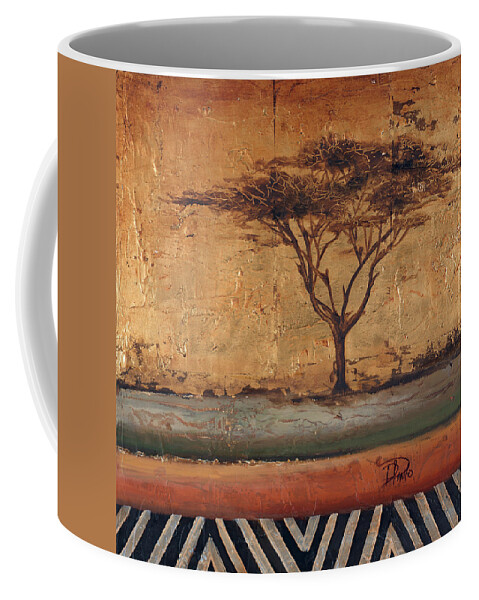 African Coffee Mug featuring the painting African Dream II by Patricia Pinto