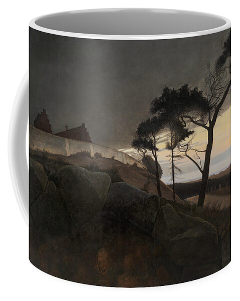 19th Century Art Coffee Mug featuring the painting After Sunset by Laurits Andersen Ring