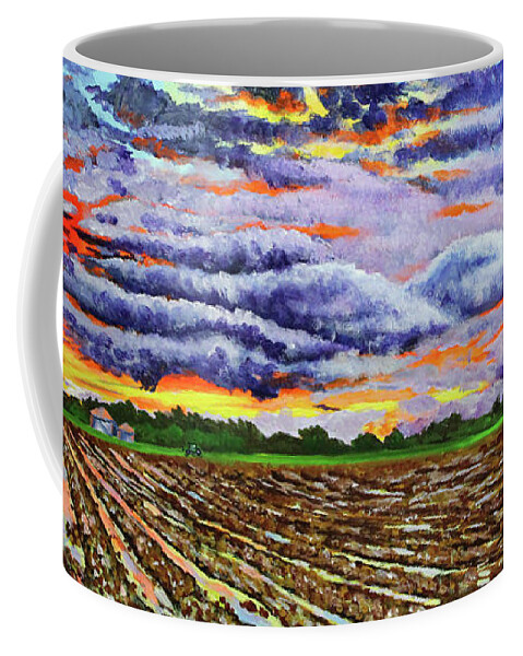 Landscape Coffee Mug featuring the painting After The Storm by Karl Wagner