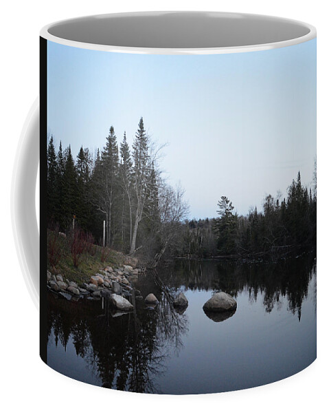 Serene Sunset Coffee Mug featuring the photograph Afternoon across the Water by Maggy Marsh