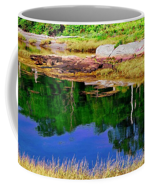 Reflection Coffee Mug featuring the photograph Afternoon Reflection by Debra Grace Addison