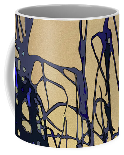 Seagrass Coffee Mug featuring the digital art Afternoon Shadows by Gina Harrison
