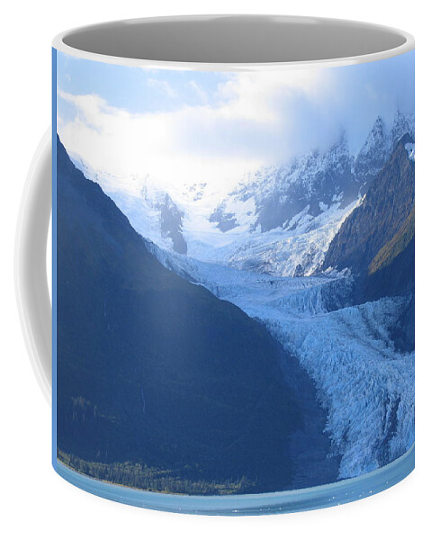 Glacier Coffee Mug featuring the photograph Alaskan Glacier by Patricia Caron