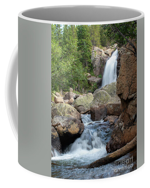 Colorado Coffee Mug featuring the photograph Alberta Falls by Julia McHugh